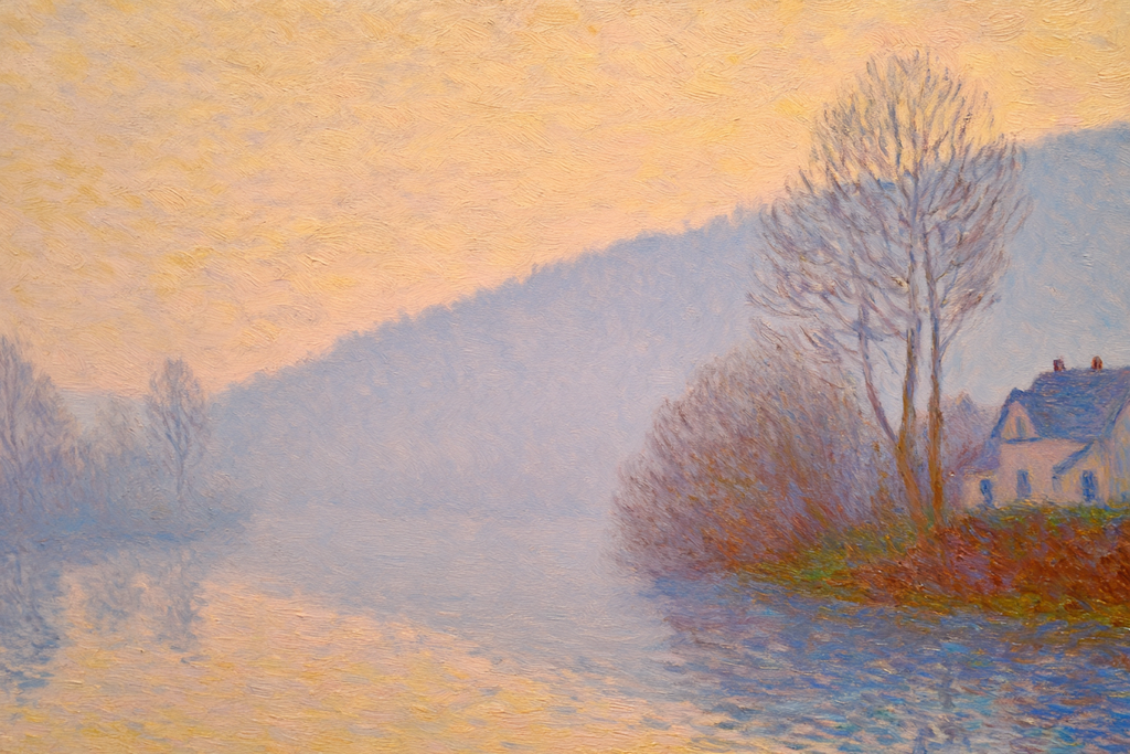 Impressionistische Landschaft Mit Baeumen Und Fluss | Jugendstil | Stilrichtungen