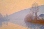 Impressionistische Landschaft Mit Baeumen Und Fluss | Jugendstil | Stilrichtungen