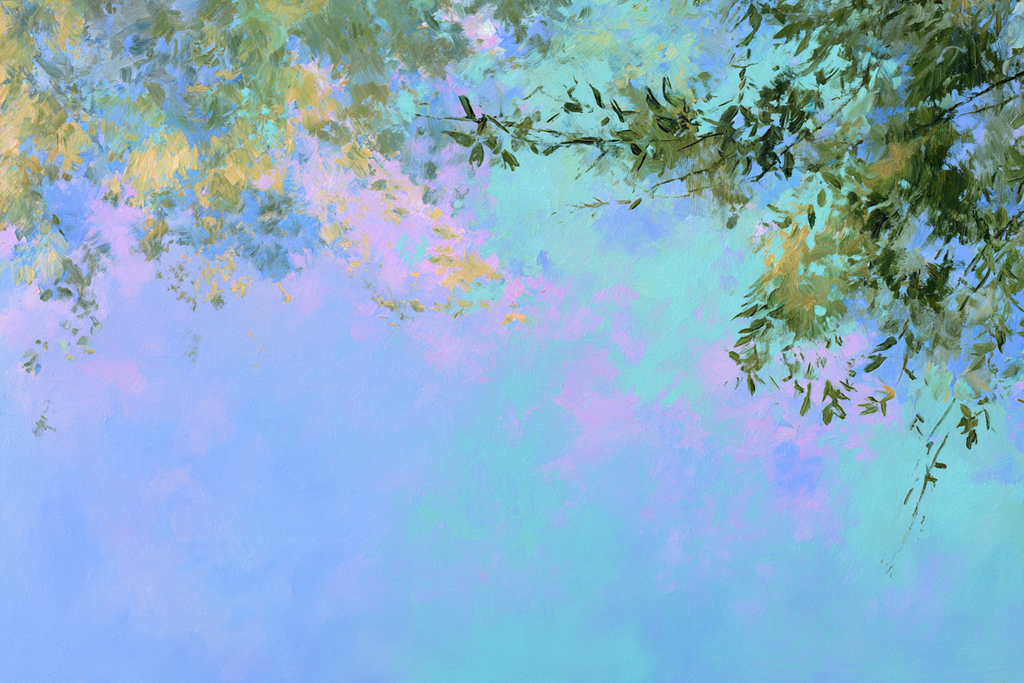 Impressionistischer Himmel Mit Baumkrone | Jugendstil | Stilrichtungen