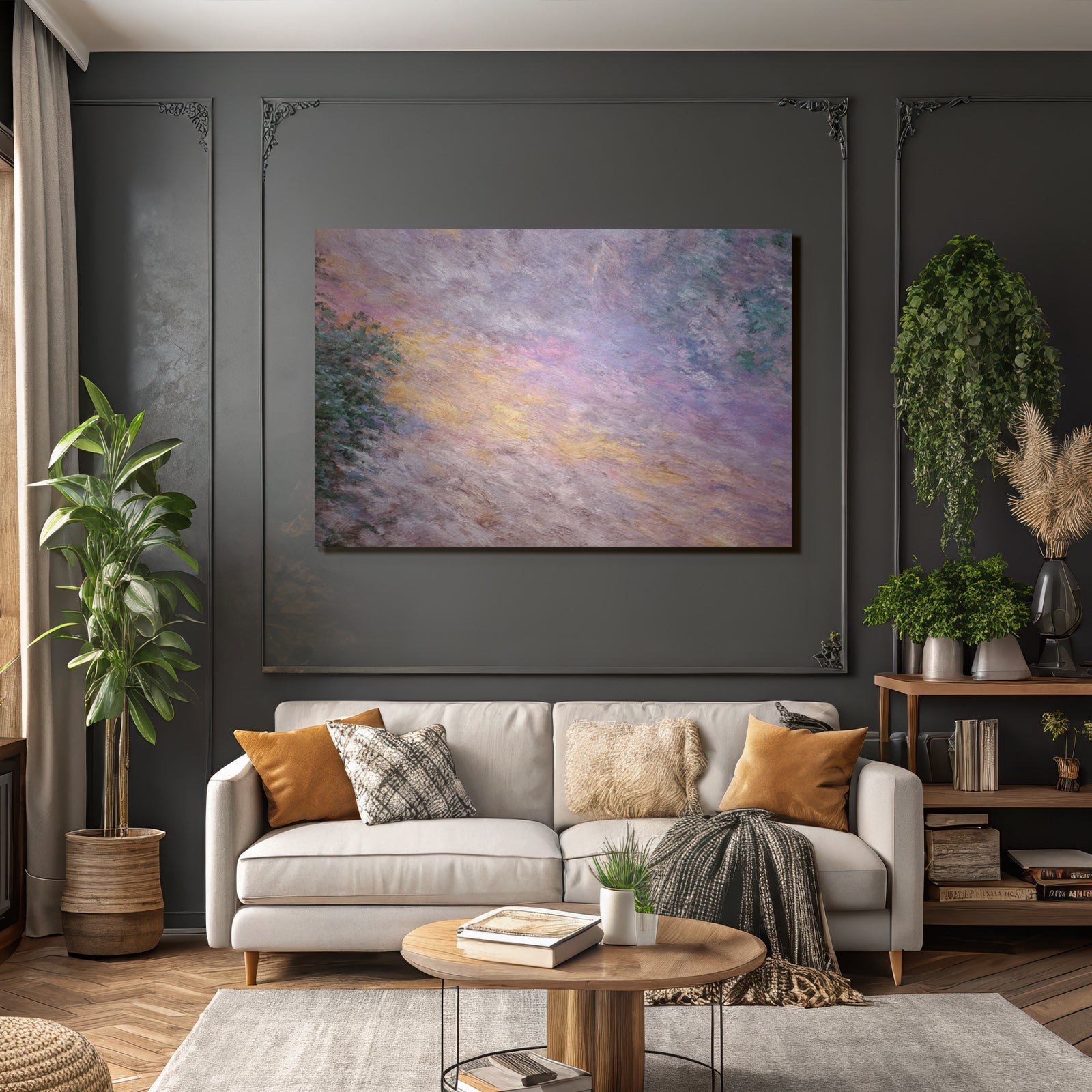 Sanfte Impressionistische Landschaft