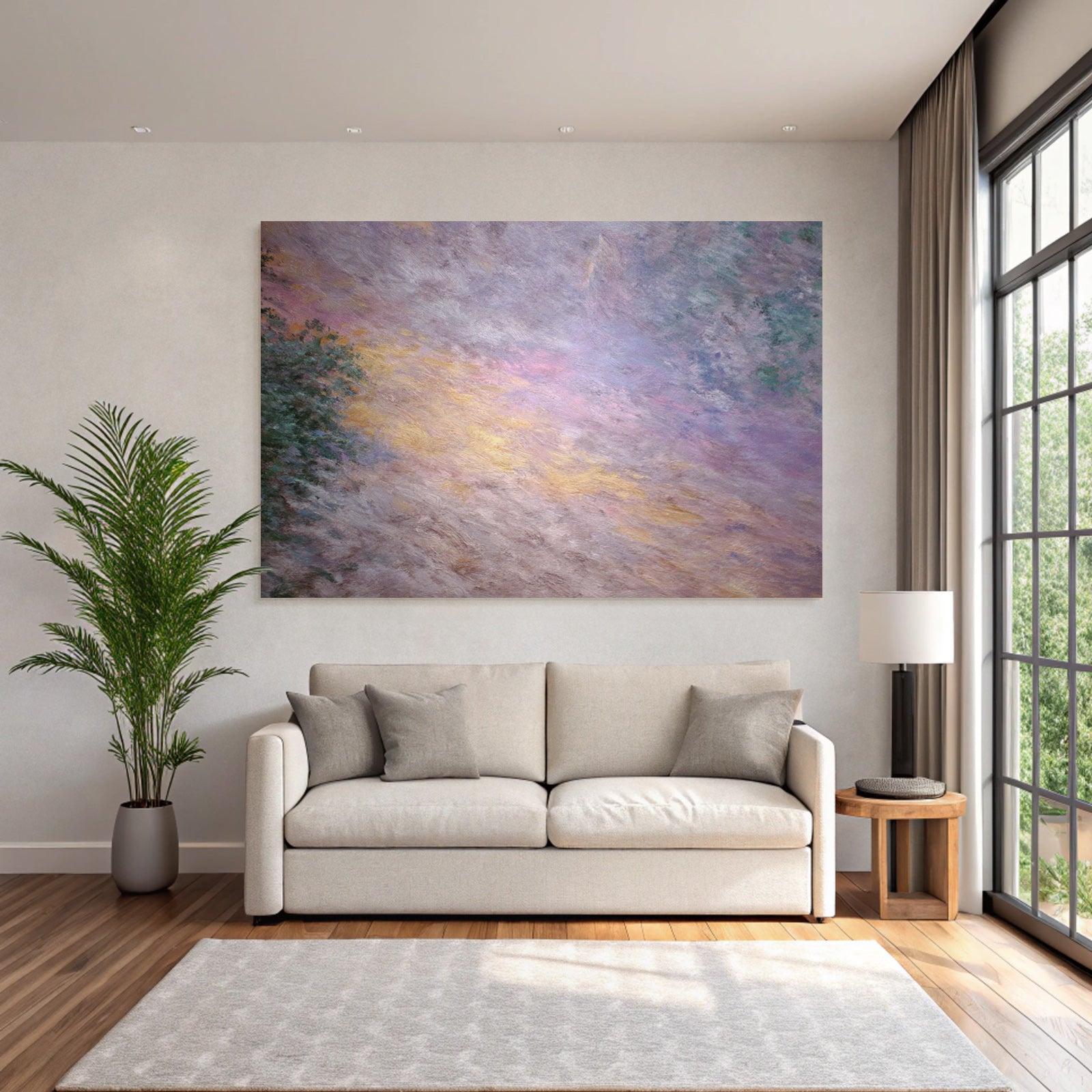 Sanfte Impressionistische Landschaft