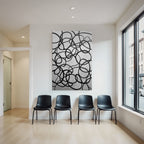 Abstrakte Kunst Fluide Linien Und Chaotische Dynamik