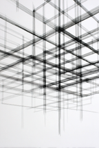 Abstrakte Kunst Mit Sich Überschneidenden Linien Und Gitter | Minimalistisch | Stilrichtungen