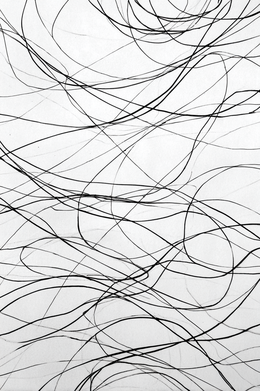Dynamische Abstrakte Linienzeichnung | Minimalistisch | Stilrichtungen