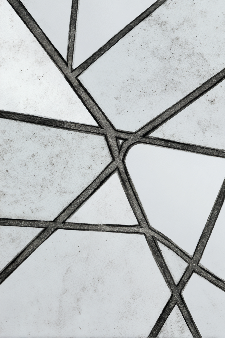 Naheaufnahme Geometrisches Glasmuster | Minimalistisch | Stilrichtungen