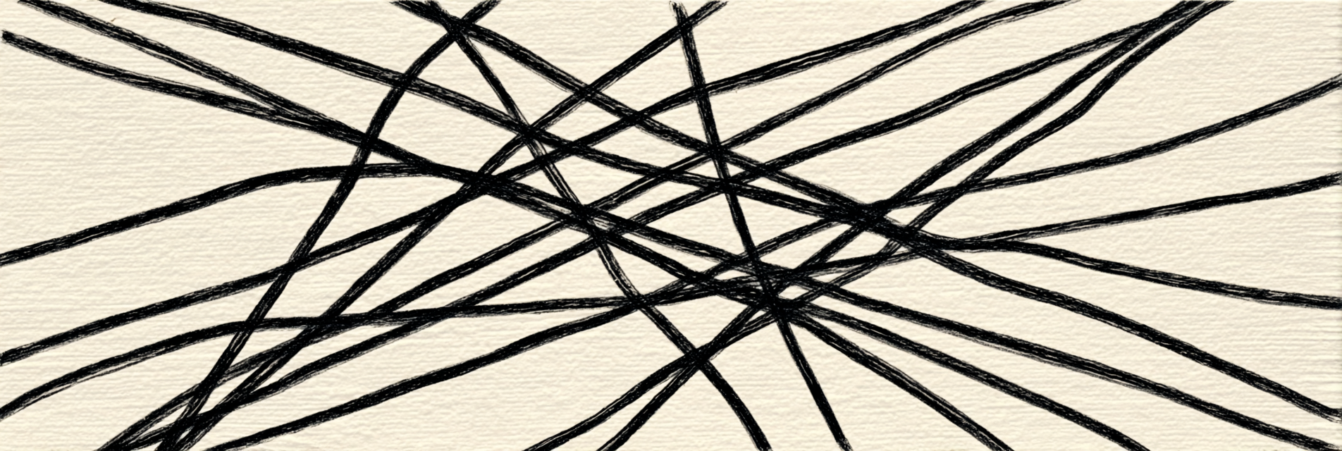 Abstrakte Illustration Überlappende Schwarze Linien Heller Hintergrund | Minimalistisch | Stilrichtungen