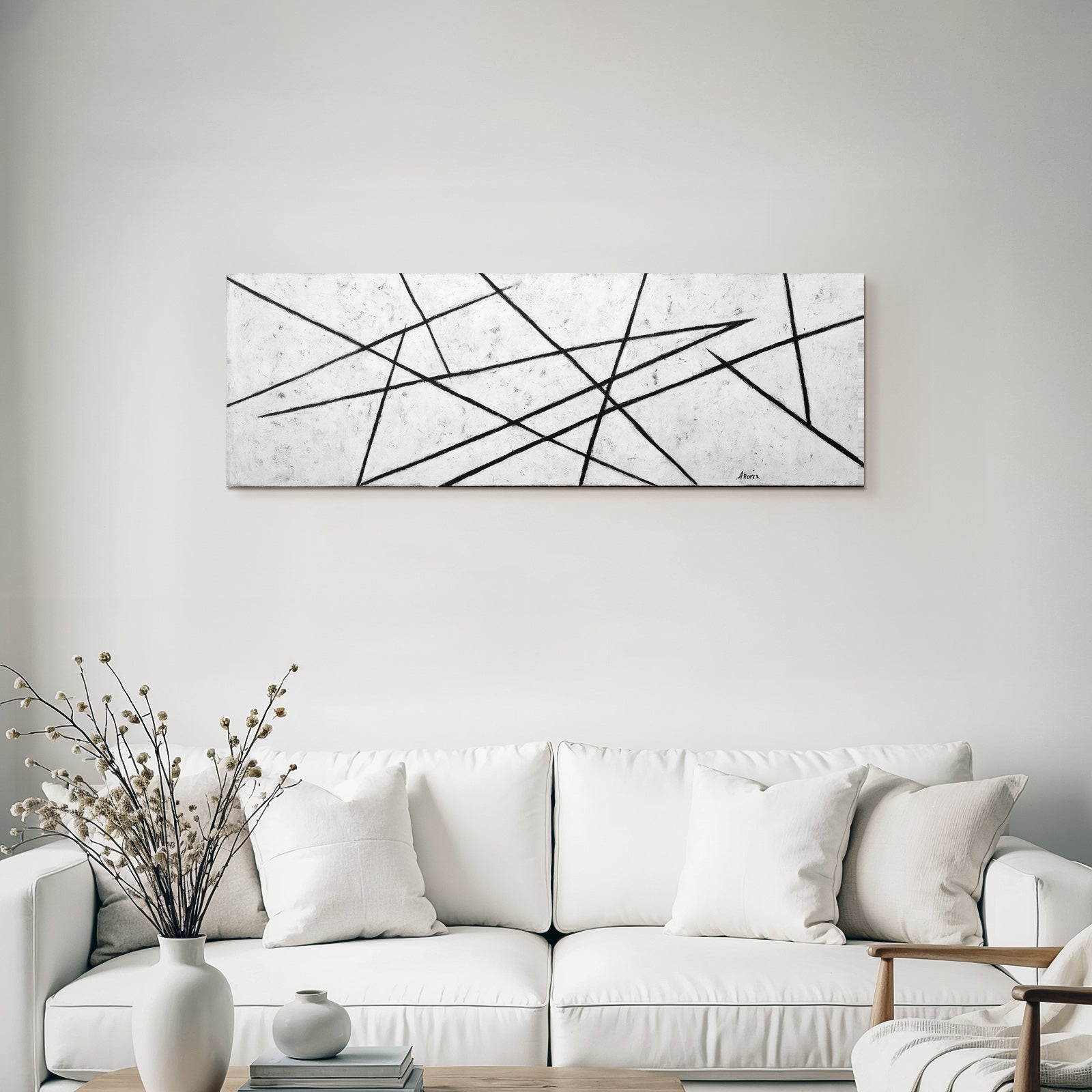 Abstrakte Linien Minimalismus