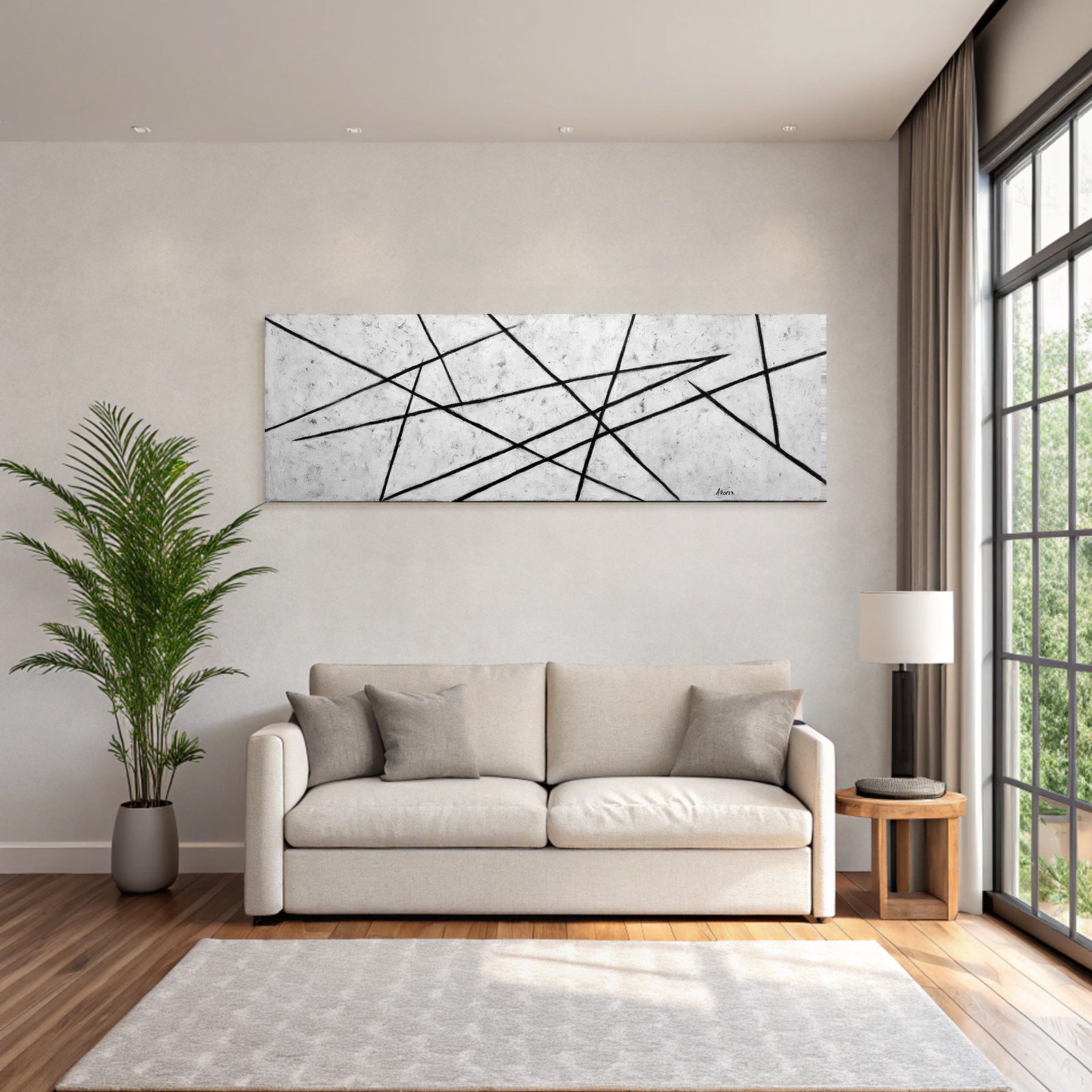 Abstrakte Linien Minimalismus