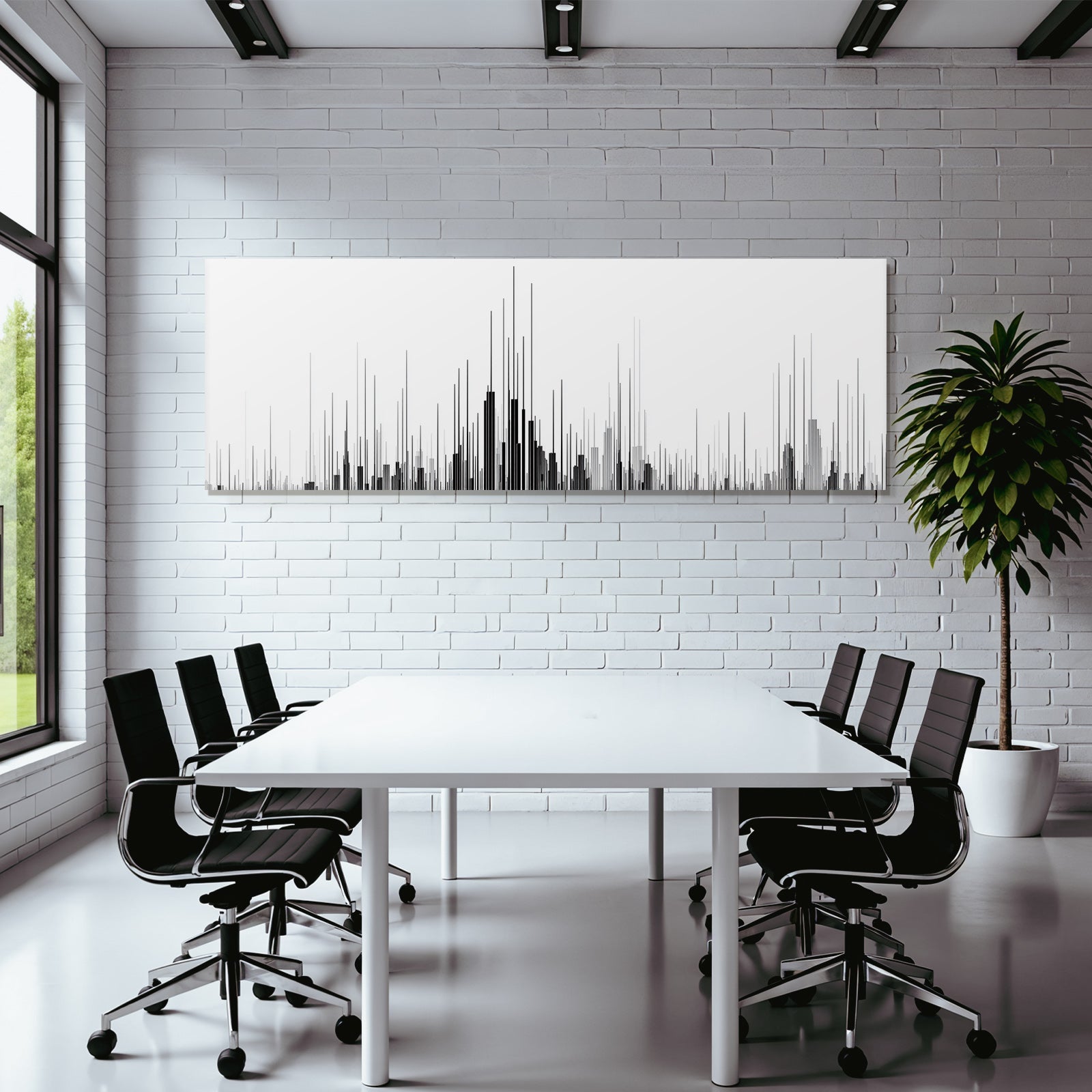 Abstraktes Design Mit Vertikalen Linien