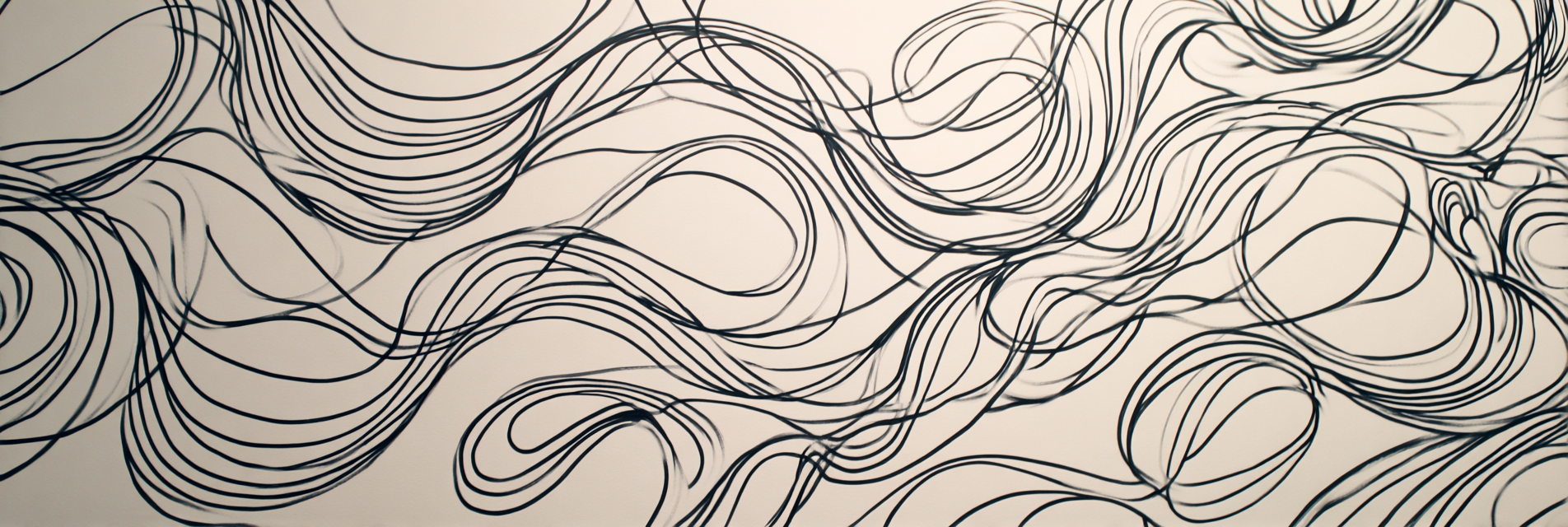 Abstraktes Design Fliessende Linien Bewegung Minimalismus | Minimalistisch | Stilrichtungen