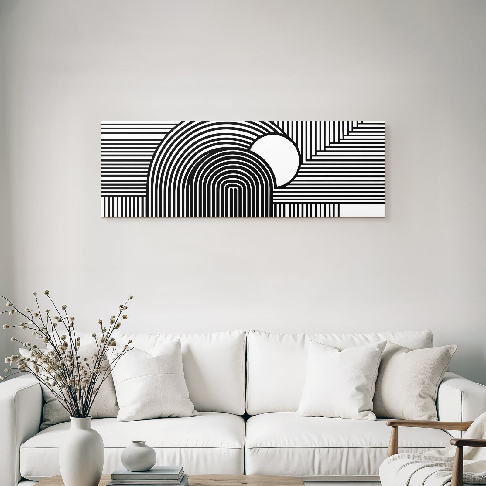 Abstraktes Design Mit Kurven Und Linien