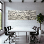 Abstraktes Liniennetzwerk Moderne Kunst