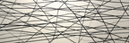 Abstraktes Liniennetzwerk Moderne Kunst | Minimalistisch | Stilrichtungen