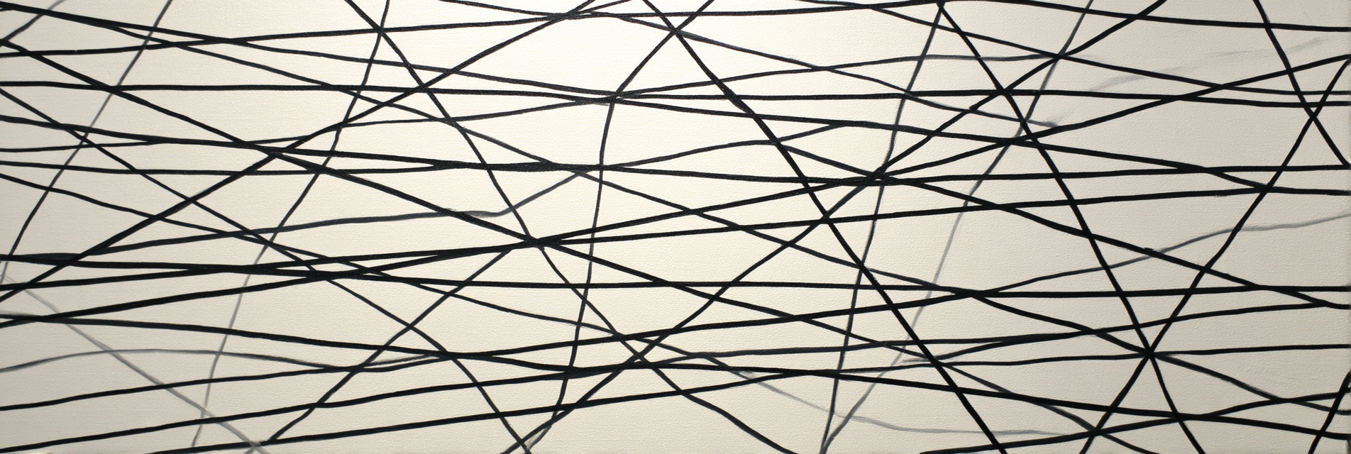 Abstraktes Liniennetzwerk Moderne Kunst | Minimalistisch | Stilrichtungen