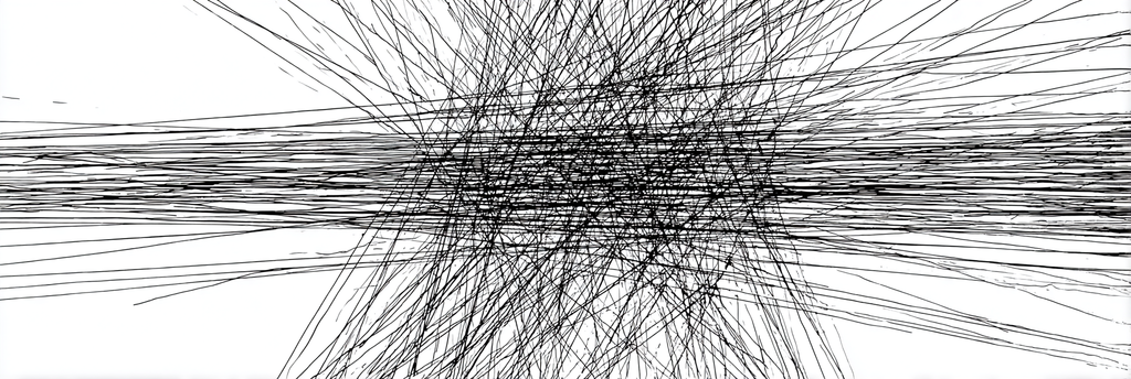 Abstraktes Muster An Schwarzen Linien | Minimalistisch | Stilrichtungen