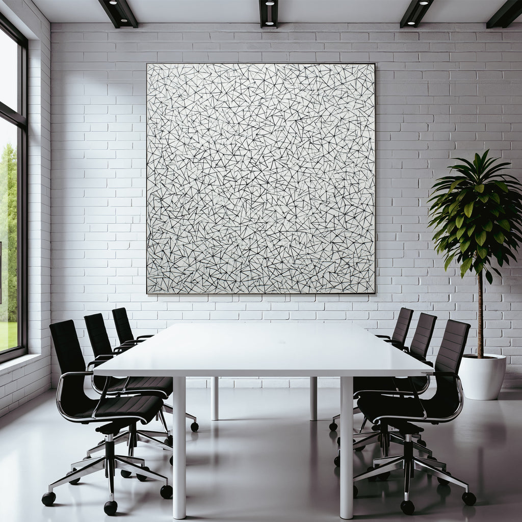 Abstrakte Kunst Struktur Chaos Verbindungen