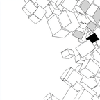 Abstrakte Illustration Geometrische Würfel Er Stil | Minimalistisch | Stilrichtungen