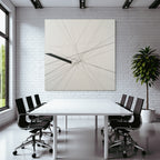 Abstraktes Kunstwerk Mit Geraden Linien Und Geometrischen Formen