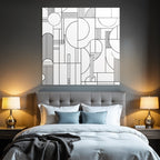 Abstraktes Design Geometrie