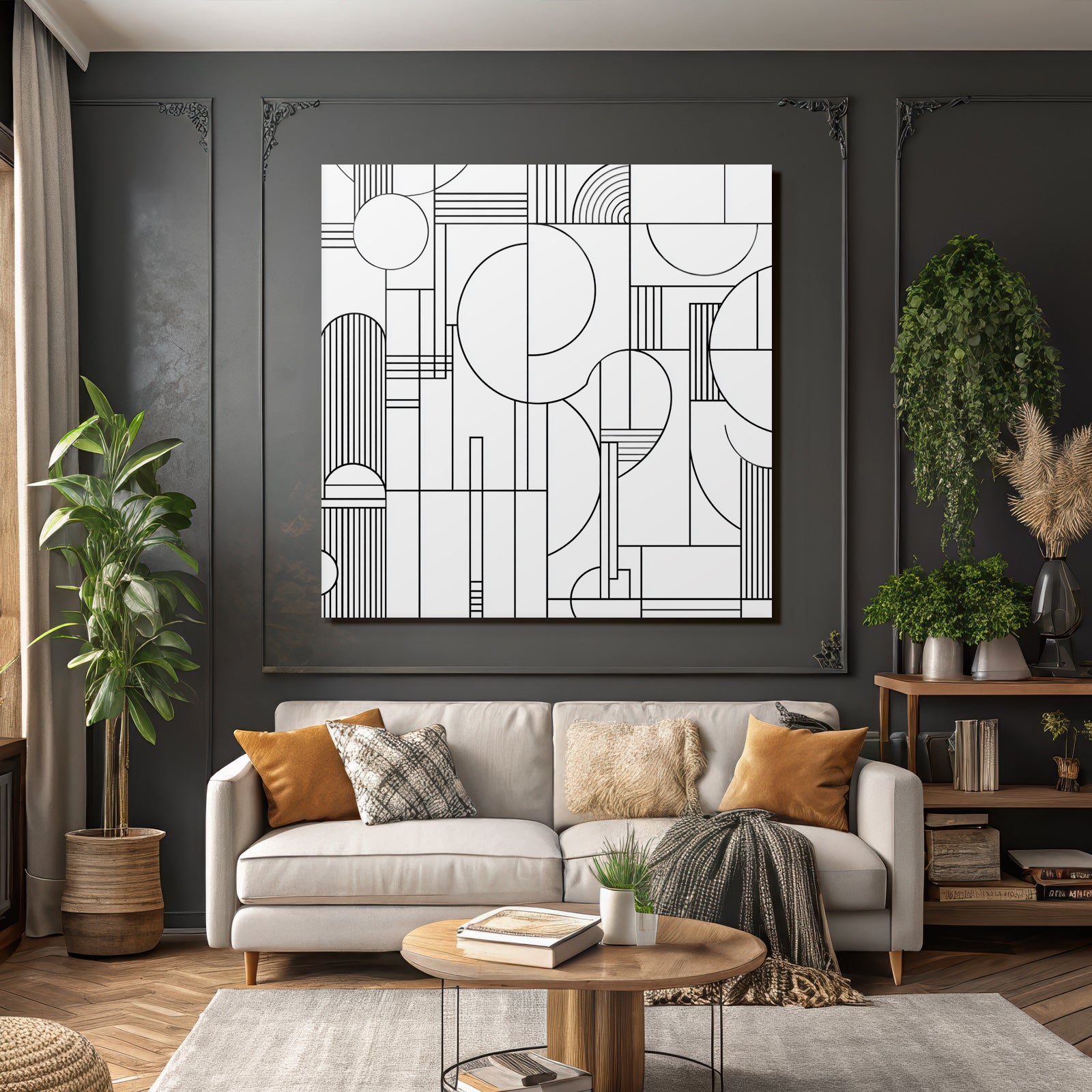 Abstraktes Design Geometrie