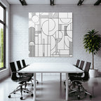 Abstraktes Design Geometrie