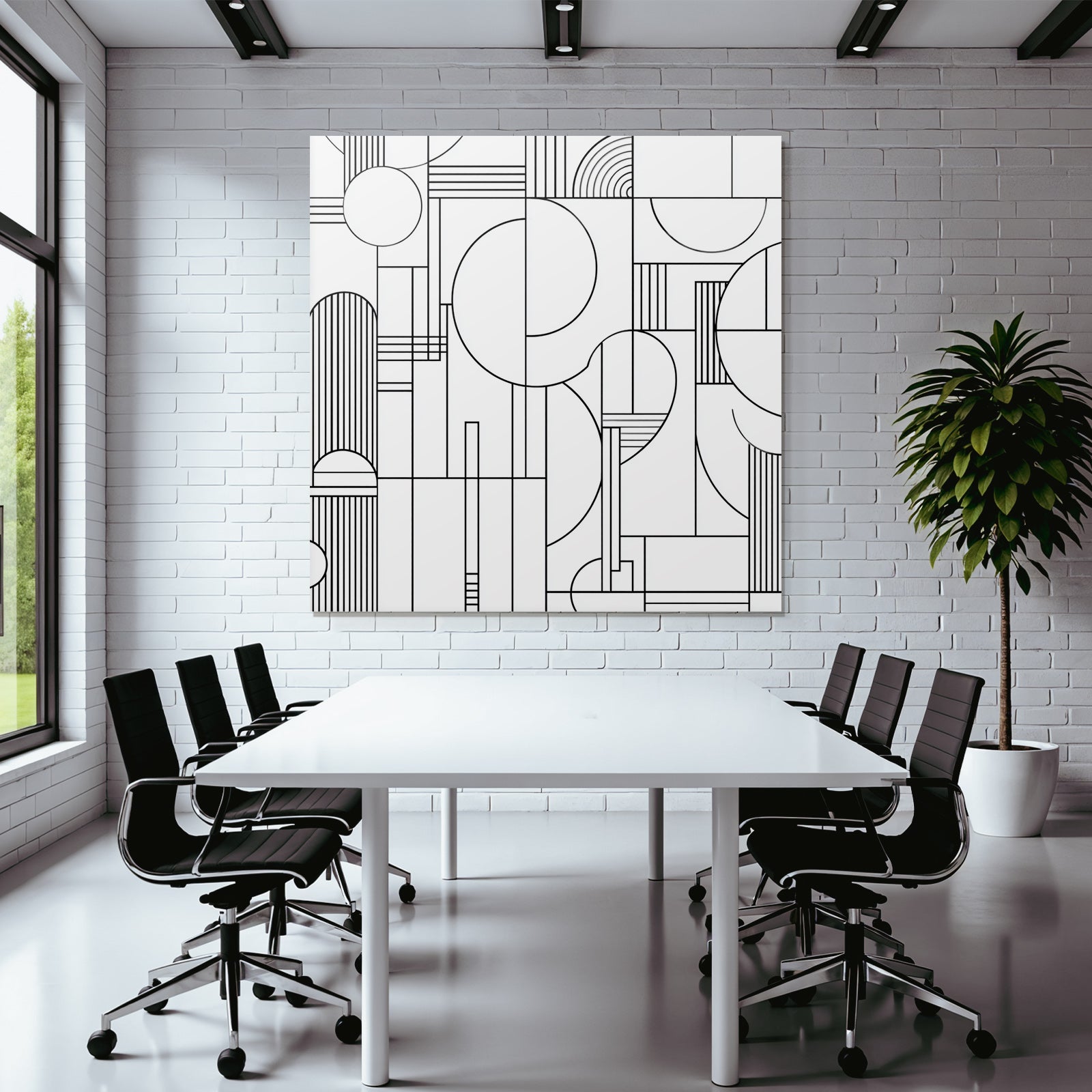 Abstraktes Design Geometrie