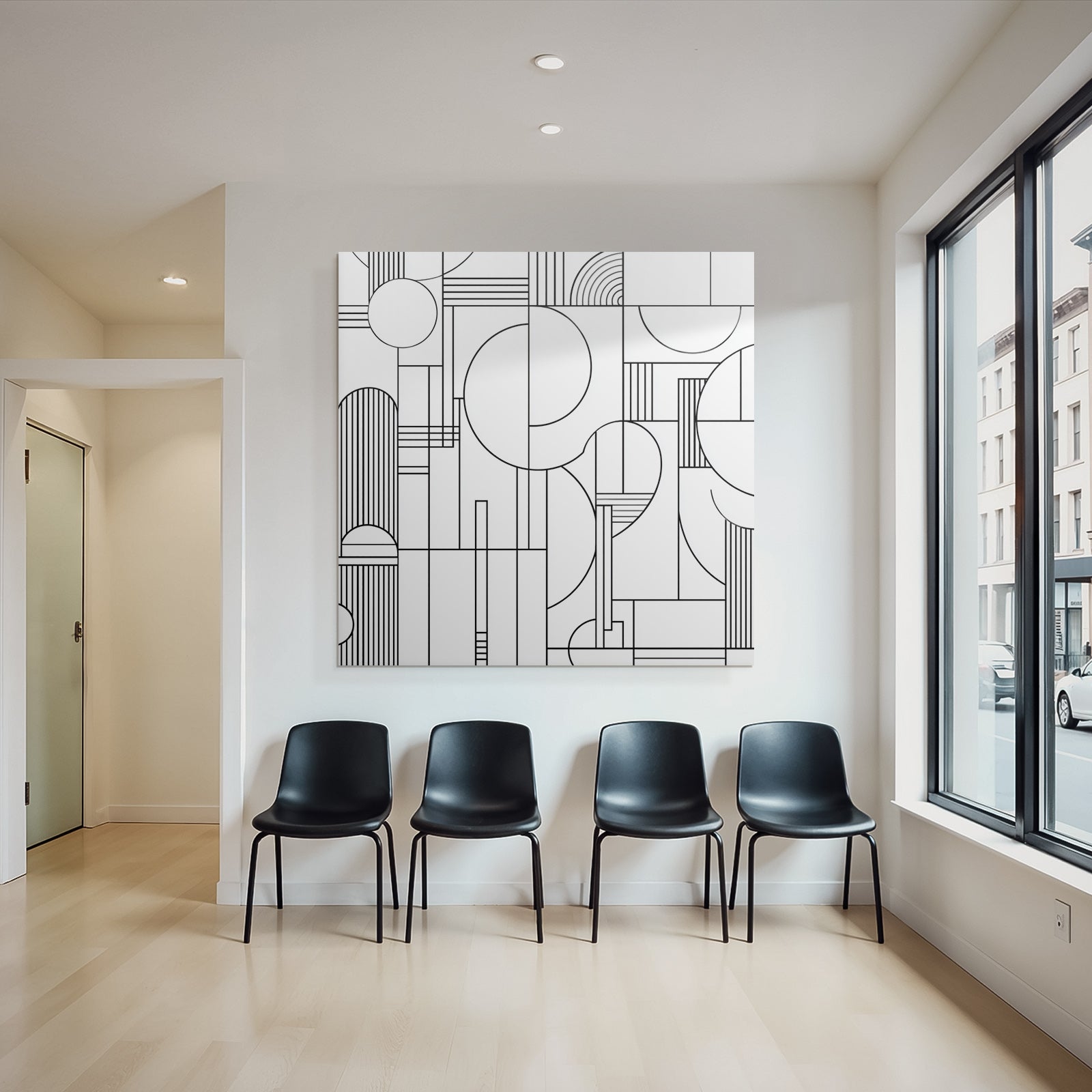 Abstraktes Design Geometrie