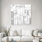 Abstraktes Design Geometrie