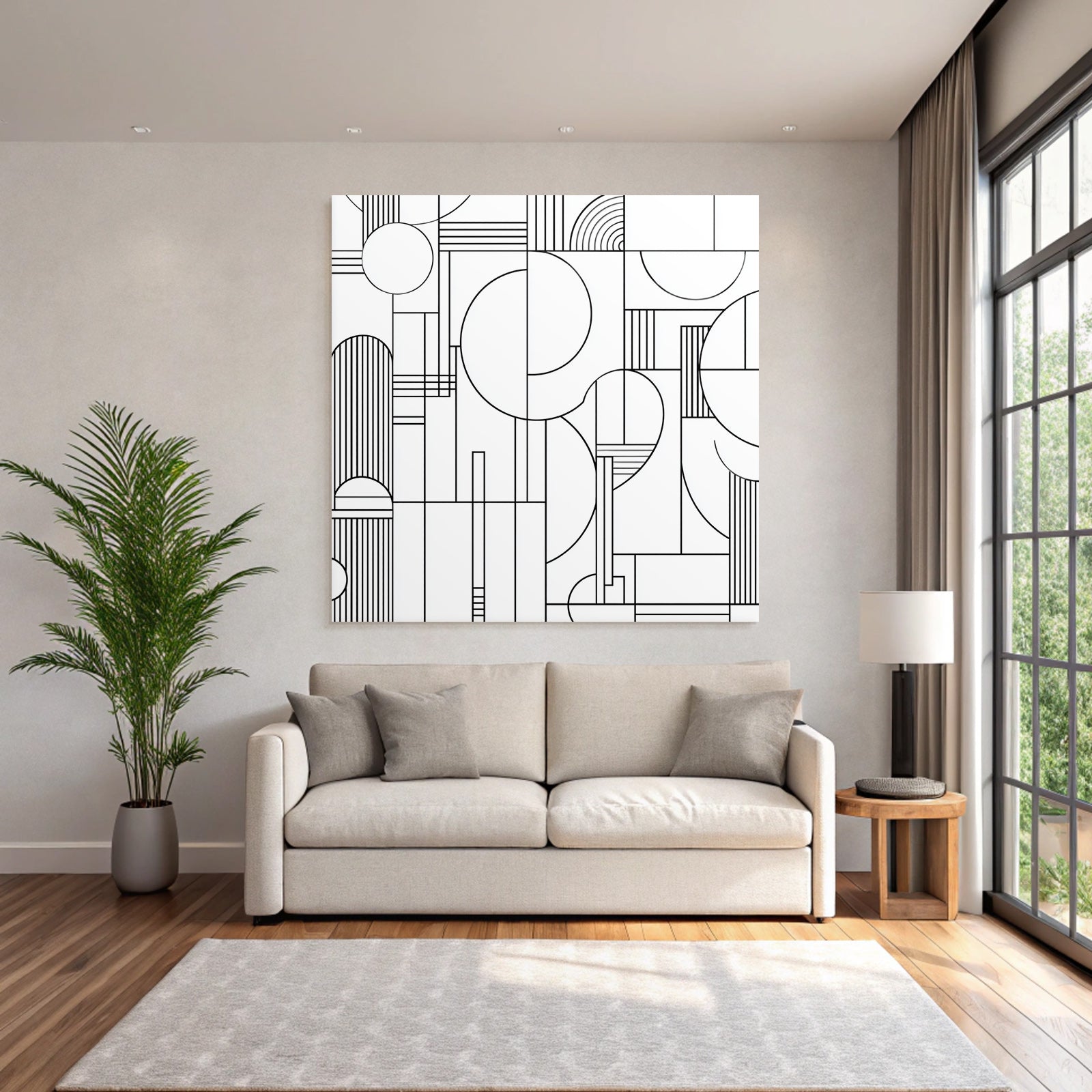 Abstraktes Design Geometrie