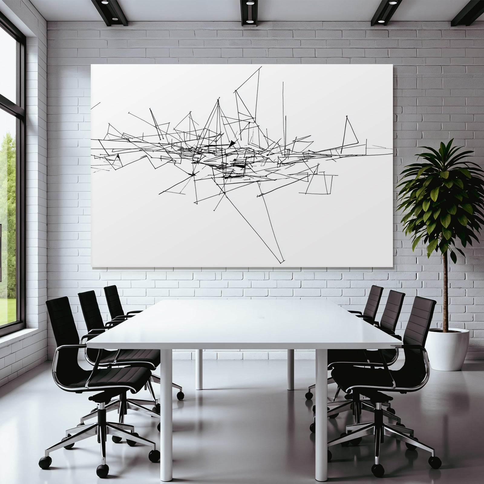 Abstrakte Generative Kunst Datenvisualisierung