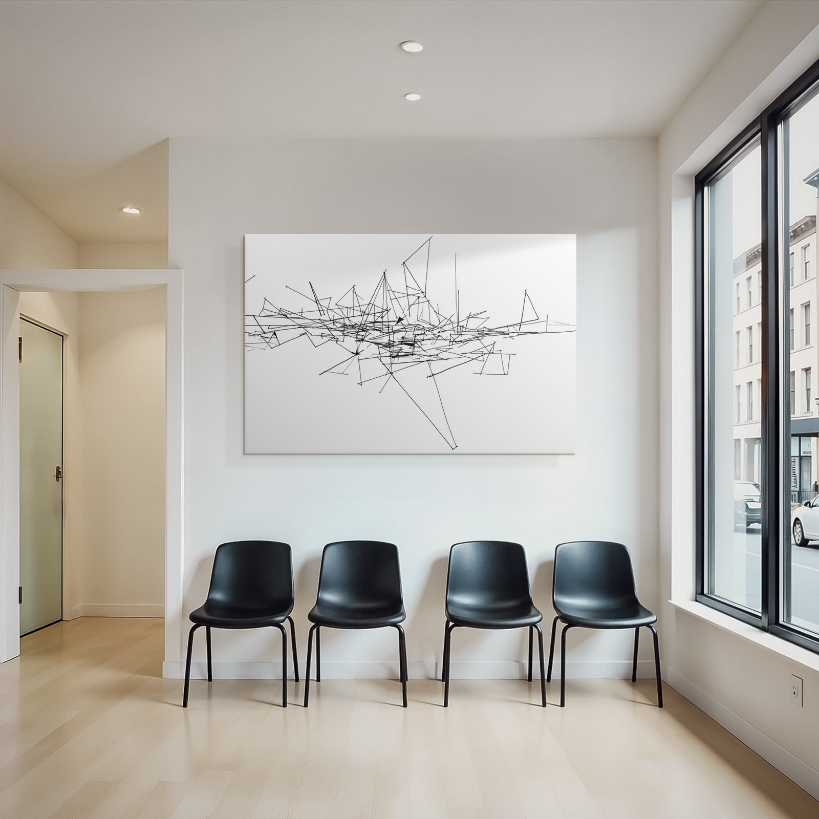 Abstrakte Generative Kunst Datenvisualisierung