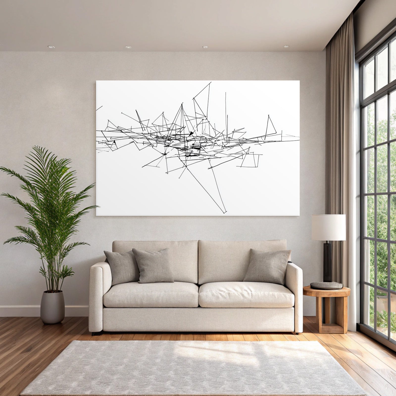 Abstrakte Generative Kunst Datenvisualisierung