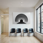 Abstrakte Kreise Tunnel Illusion