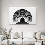 Abstrakte Kreise Tunnel Illusion