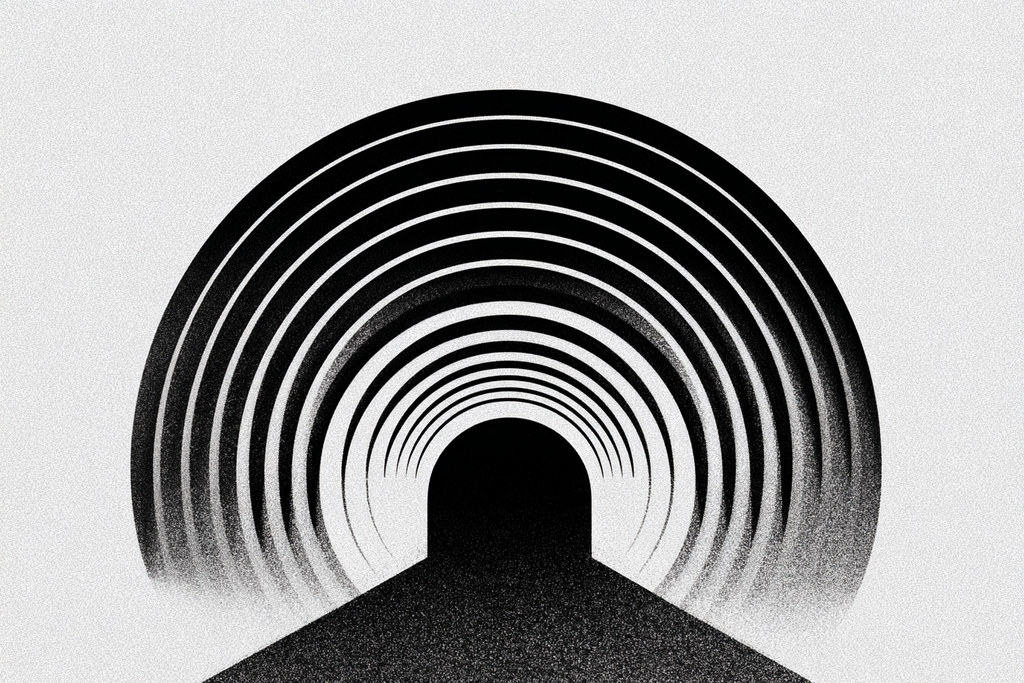 Abstrakte Kreise Tunnel Illusion | Minimalistisch | Stilrichtungen