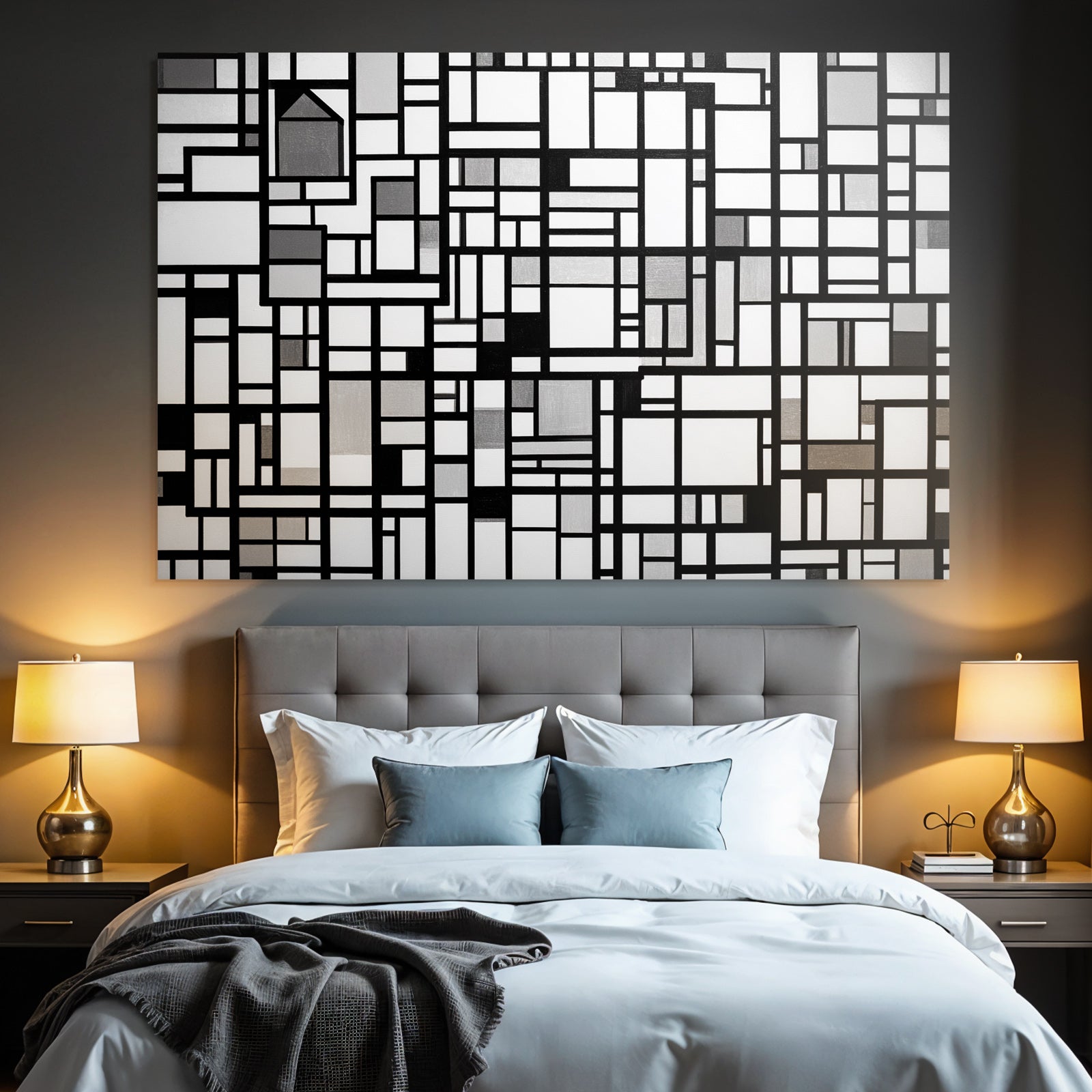 Abstraktes Design Mit Rechtecken Und Quadraten