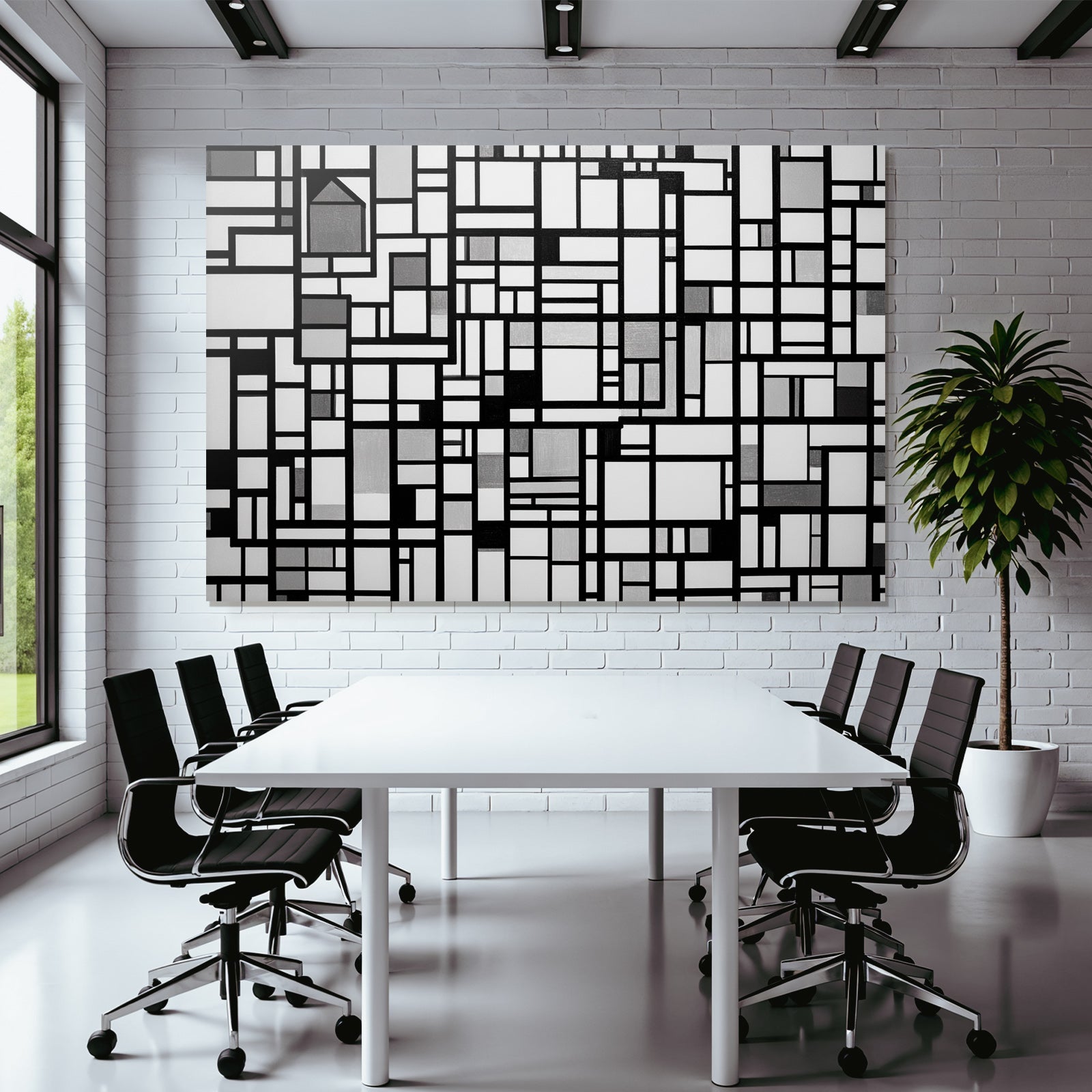 Abstraktes Design Mit Rechtecken Und Quadraten