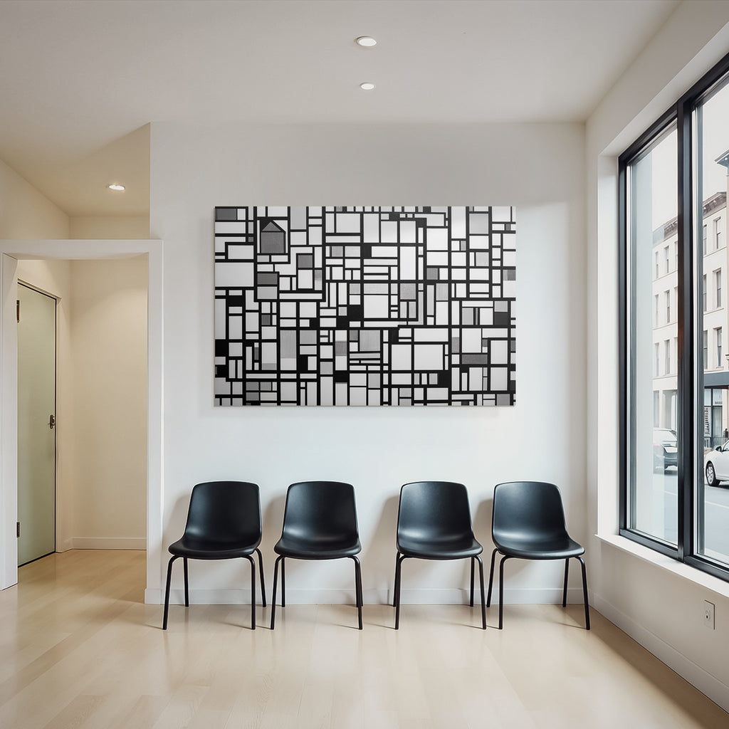 Abstraktes Design Mit Rechtecken Und Quadraten