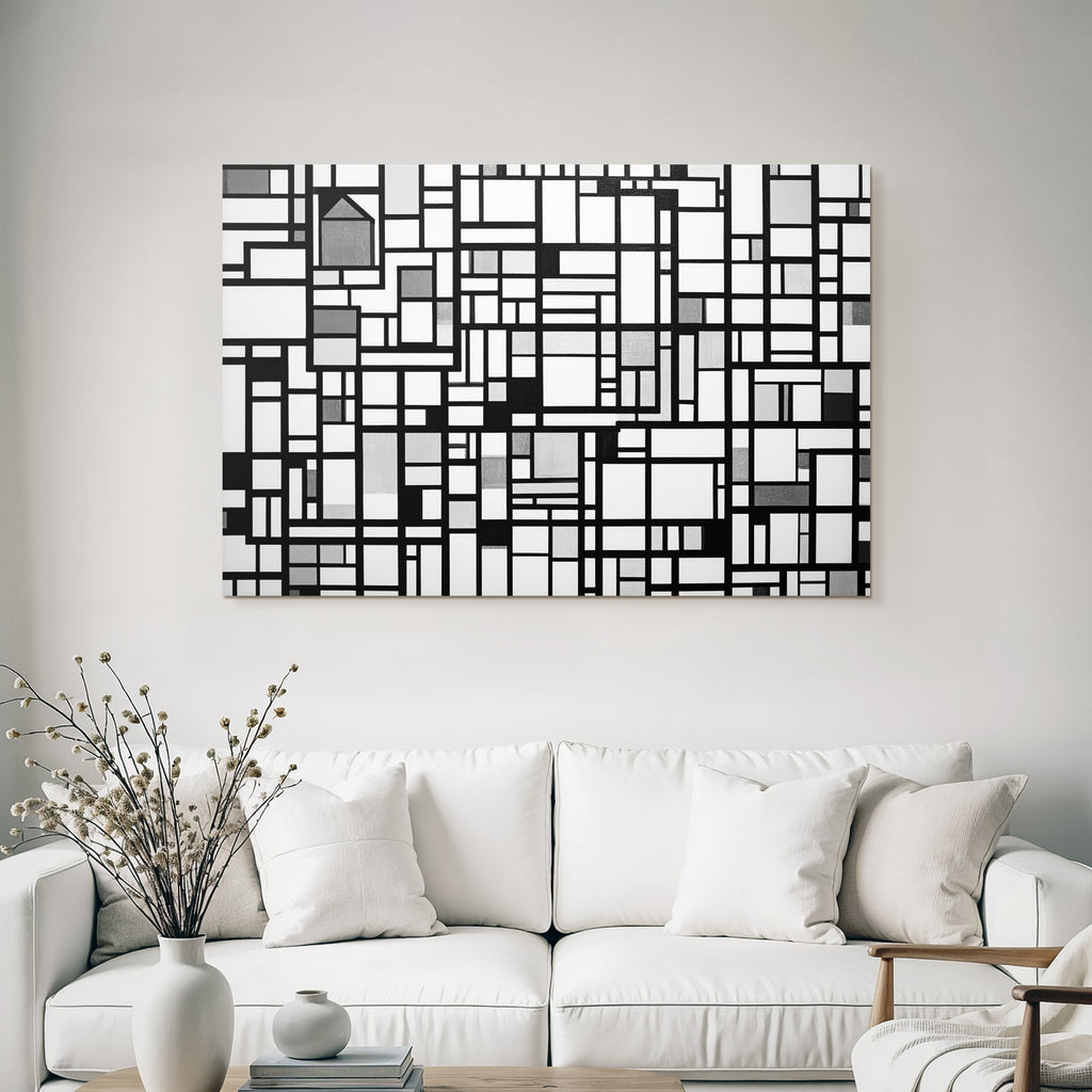 Abstraktes Design Mit Rechtecken Und Quadraten