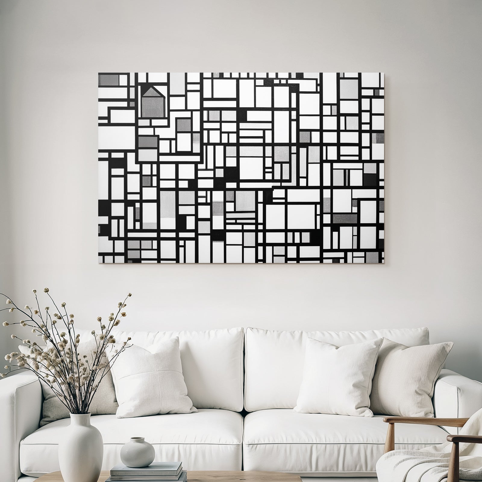 Abstraktes Design Mit Rechtecken Und Quadraten