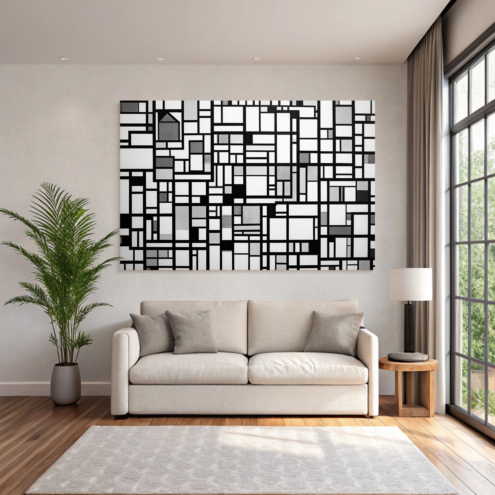 Abstraktes Design Mit Rechtecken Und Quadraten