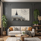 Gotische Kathedrale Und Kosmische Elemente