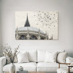 Gotische Kathedrale Und Kosmische Elemente