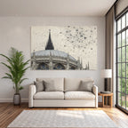 Gotische Kathedrale Und Kosmische Elemente