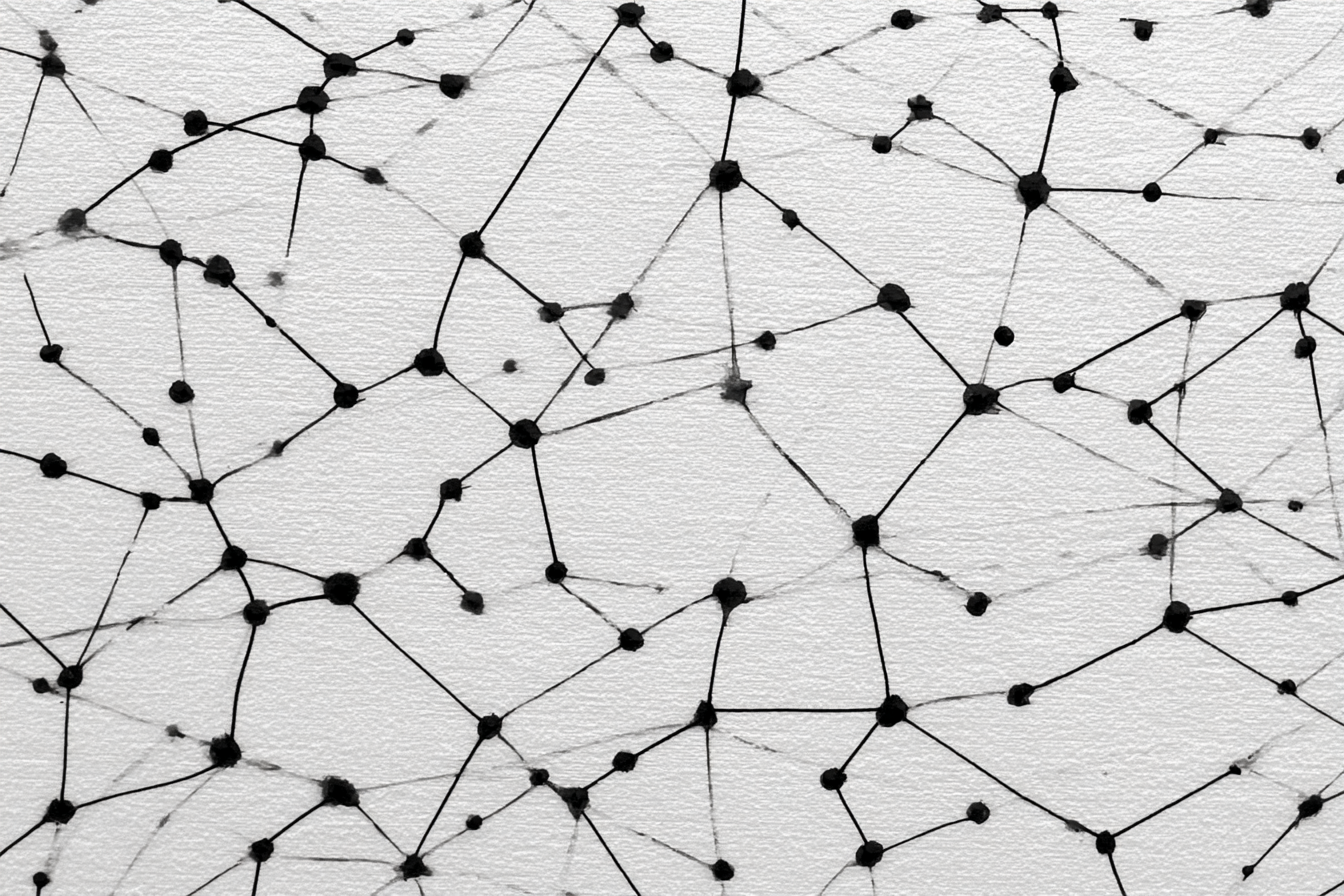 Netzwerk Vernetzt Struktur | Minimalistisch | Stilrichtungen