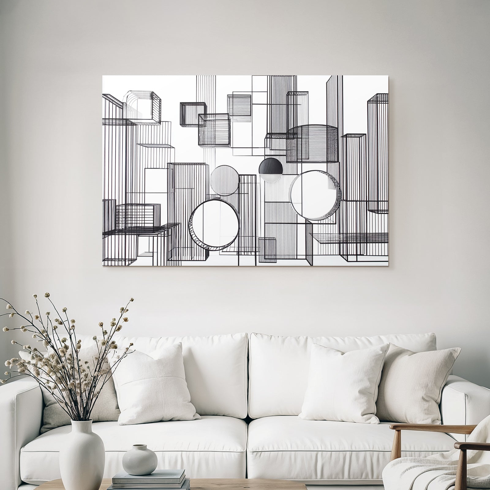 Abstrakte Geometrische Anordnung Modernes Es Design