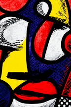 PopArt Abstrakte Farbenfrohe Komposition Inspiriert Von Und Expressionistischer Malerei | Pop Art | Stilrichtungen