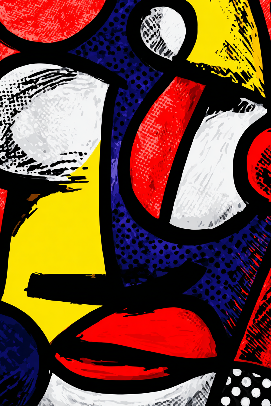 PopArt Abstrakte Farbenfrohe Komposition Inspiriert Von Und Expressionistischer Malerei | Pop Art | Stilrichtungen