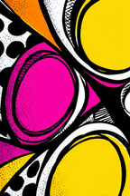 PopArt Abstraktes Design Mit Bunten Farben Stil | Pop Art | Stilrichtungen
