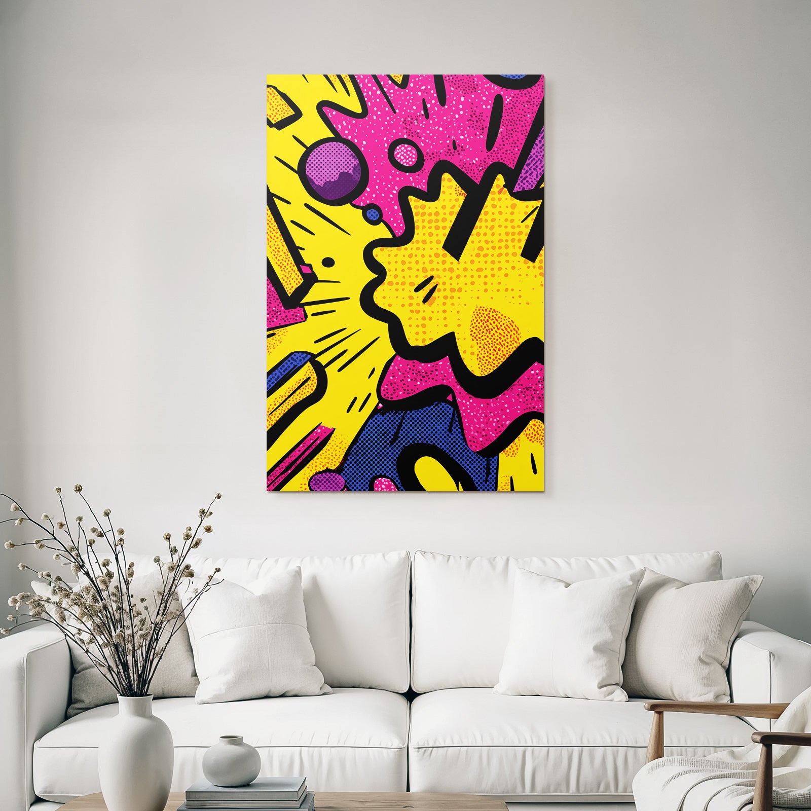 PopArt Buntes Comicstil Popart Dynamisches Design